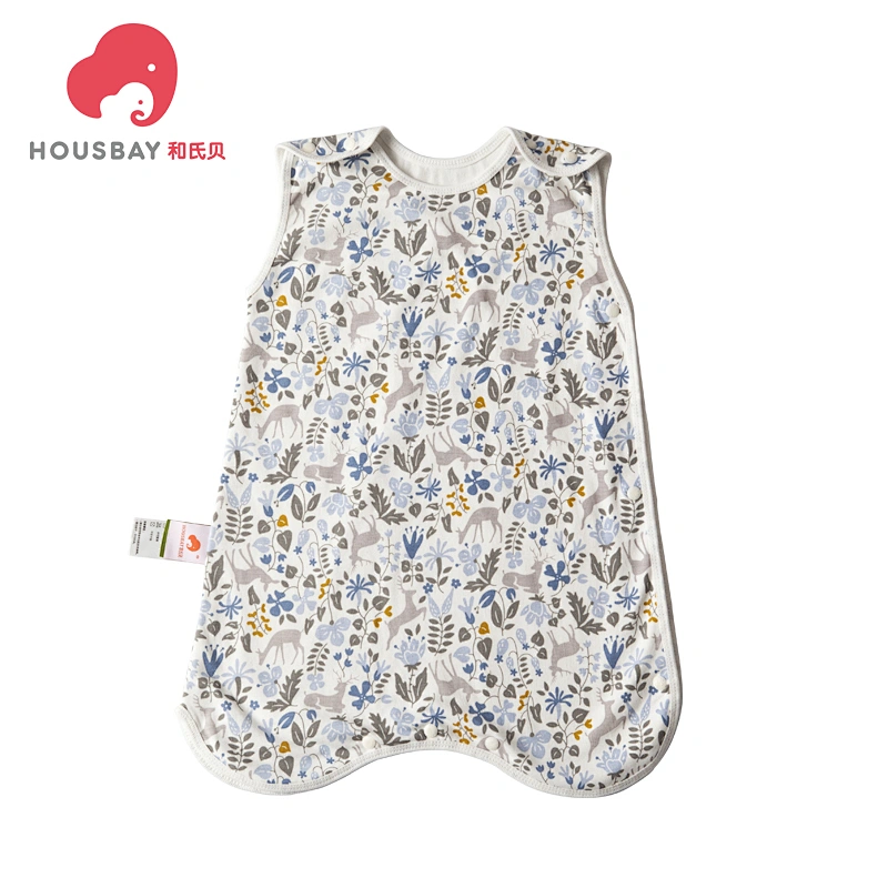 HOUSBAY Custom cotton muslin summer baby sack sleeping bag