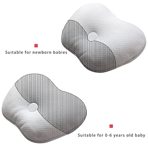 Housbay Ergonomics Design Baby Memory Foam Pillow Stereotyped Pillow for 0-6 Babies