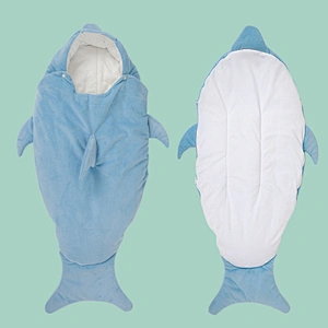 HOUSBAY soft and comfortable newborn dolphin baby swaddle sleeping bag newborn winter sleeping bags