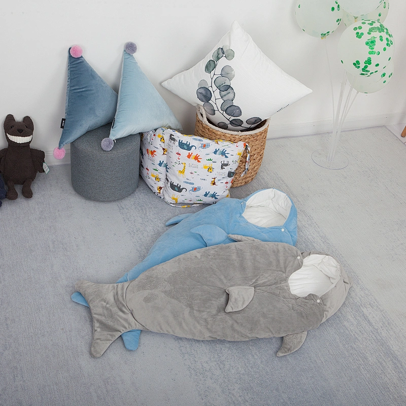 HOUSBAY soft and comfortable newborn dolphin baby swaddle sleeping bag newborn winter sleeping bags