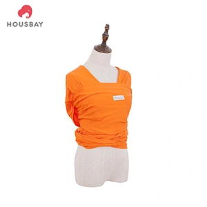 Amazon 95% cotton 5% spandex high quality baby wrap carrier design baby wrap sling