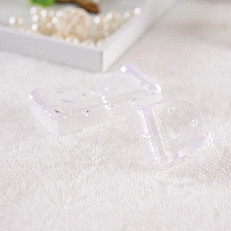 HOUSBAY Transparent Smile Corner  Protector for Baby Kids Soft  Table Corner Desk Edge Cushion Guard