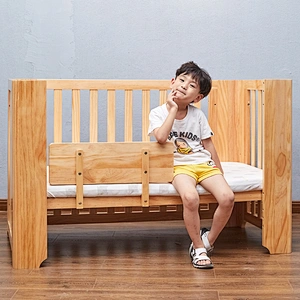 Housbay 4 IN 1 GROW UP BABY BED Wooden Baby Crib
