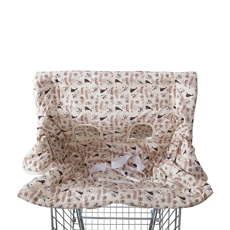 Custom 100% polyester baby shopping cart cover high chair cover