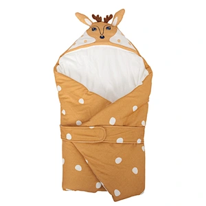 Baby 100% cotton soft animal design blanket infant cute comfortable swaddle for newborn