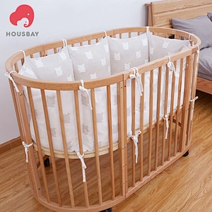 HOUSBAY 100% Cotton Nordic Style Baby Bedding set crib bumper cot bumpers and Kids Chair Cushion Sofa Cushion with soft fabrics