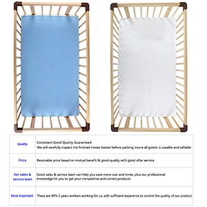 HOUSBAY Q-max Summer Baby Cool Sleeping Mat,Breathable Cooling Fabric Bed-mat for Summer