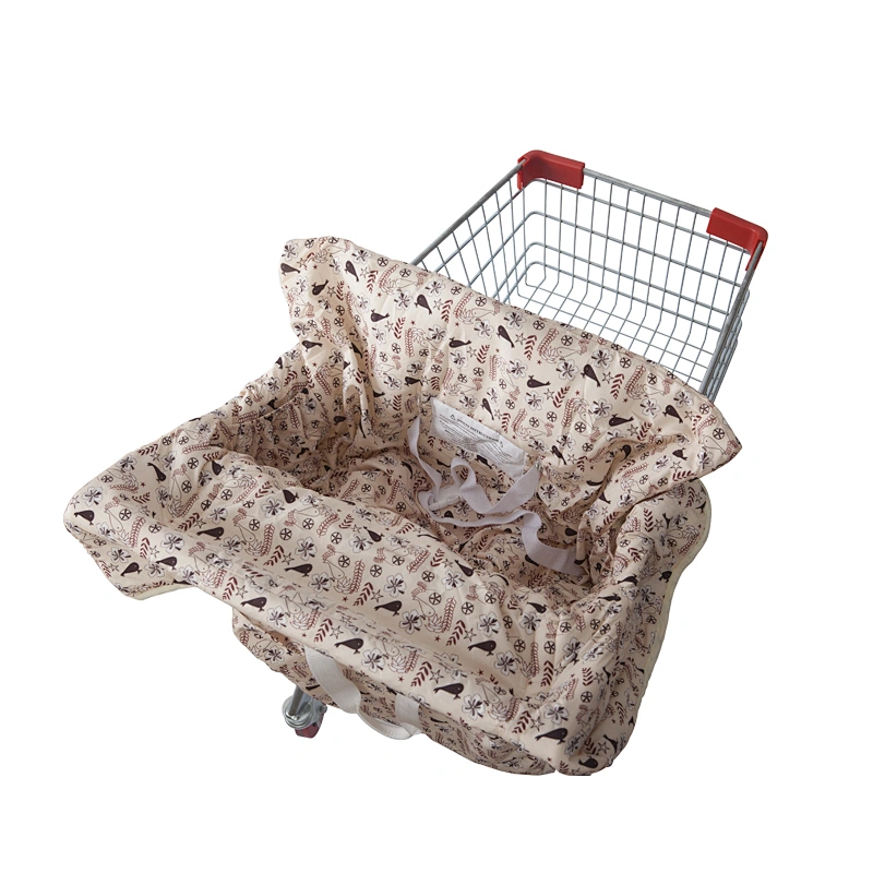 Custom 100% polyester baby shopping cart cover high chair cover