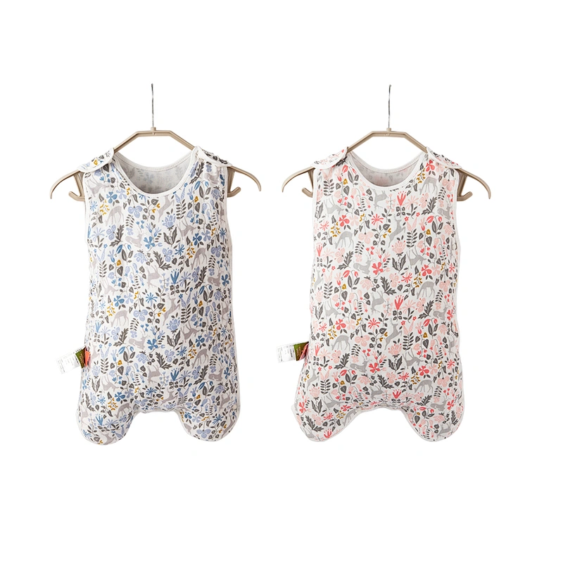 HOUSBAY Custom cotton muslin summer baby sack sleeping bag
