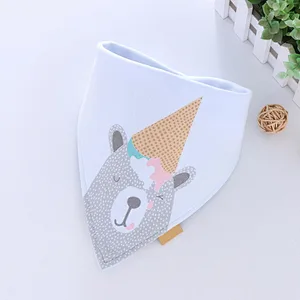 Disposable baby hot soft waterproof fancy cotton baby bib