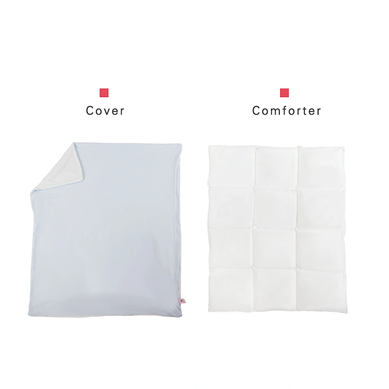 HOUSBAY Whosale High Quality Baby Quilted Comforter with Corner Tabs and 100% Cotton Duvet Cover All Season