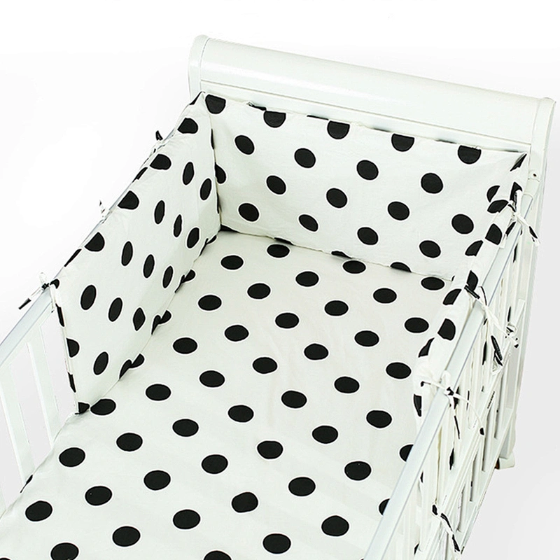 Custom luxury safe factory price beautiful cute baby bedding set crib bumper