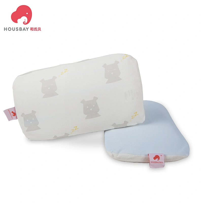 Housbay 3D breathable 100% cotton soft material adjustable pillow for baby