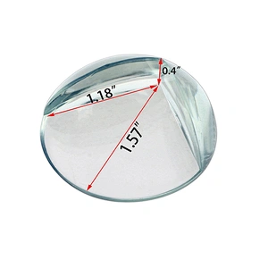 HOUSBAY Transparent Big Ball  Corner Protector for Baby Kids  Soft Table Corner Desk Edge Cushion  Child Safety Corner Guard SGS