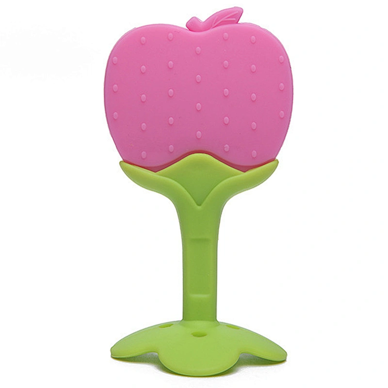 Eco-friendly soft free silicone hot selling baby safety teether gum toy