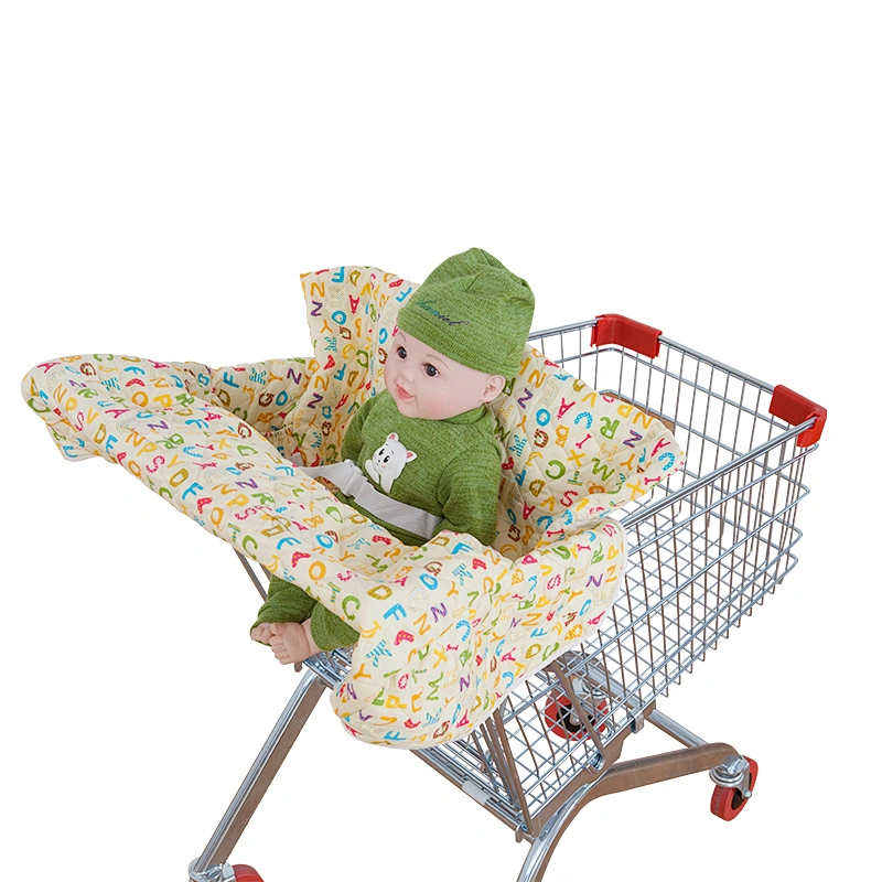 High quality cotton fabric colorful baby shopping cart cover chair cover