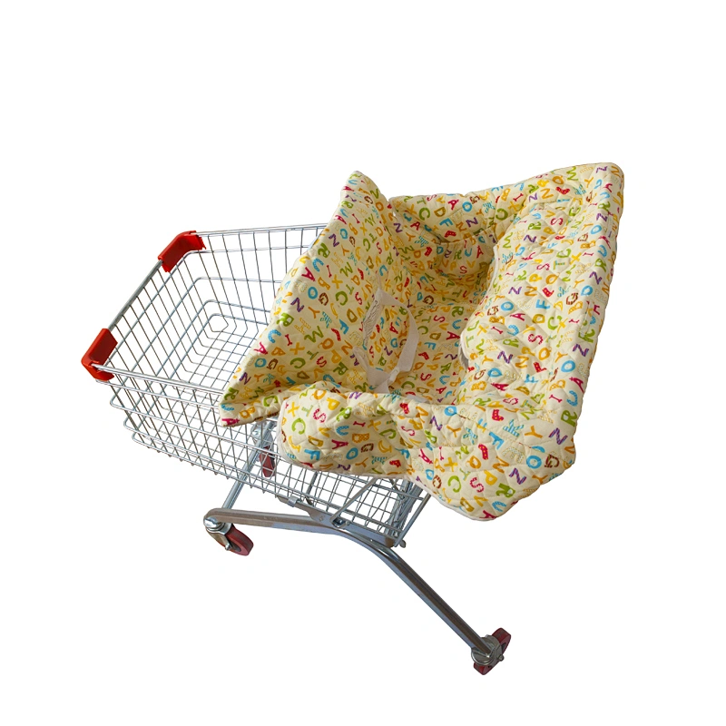 Quiltingcotton colorful baby shopping trolley cover