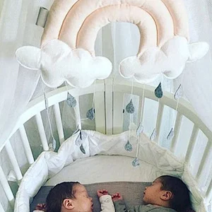 Baby Crib Toys Hanging ornaments cloud Beads String Hanging  for Baby Kids Bed Play Tent Room Decor