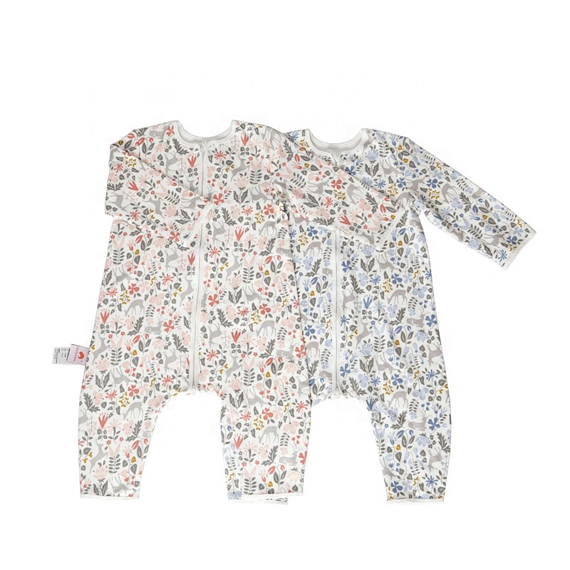 Private pattern baby outdoor sleeping bag muslin adult