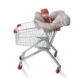 Custom 2 in 1 baby shopping cart cover for baby chair