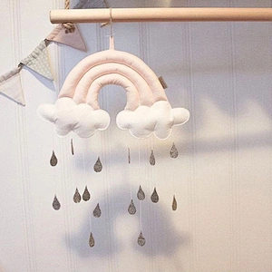 Baby Crib Toys Hanging ornaments cloud Beads String Hanging  for Baby Kids Bed Play Tent Room Decor