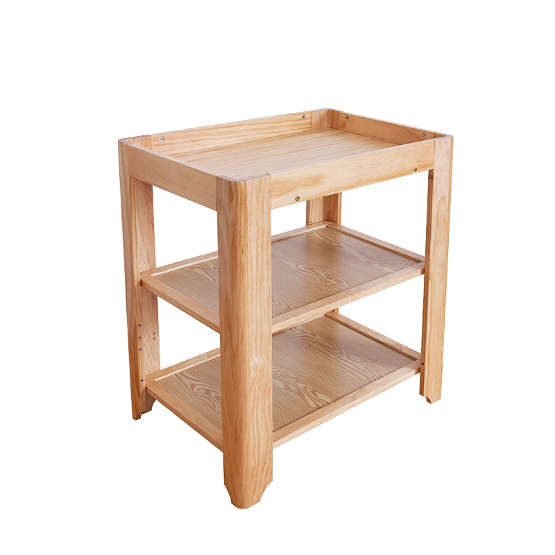 Housbay 4 IN 1 GROW UP BABY BED Baby Crib Wooden Diaper Changing Table Baby Furniture with wheels