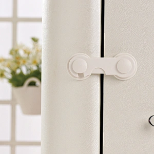 HOUSBAY Baby Safety Products Simple  Style Baby Cabinet Lock Adhesive  Baby Safety Lock SGS Certificate