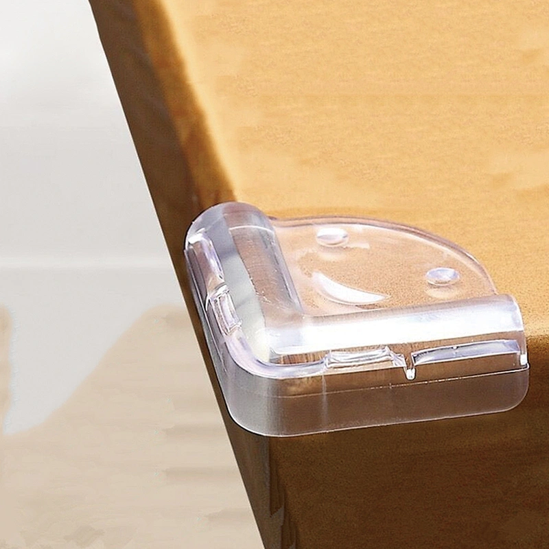 HOUSBAY Transparent Smile Corner  Protector for Baby Kids Soft  Table Corner Desk Edge Cushion Guard