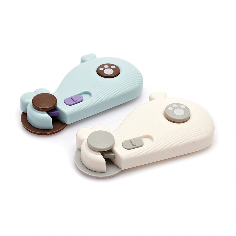 HOUSBAY Amazon Promotion Baby Safety Products Cartoon Whale Cabinet  Lock Baby Kids Adhesive Safety  Lock SGS Certificate