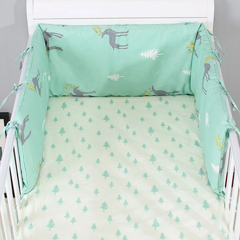 Custom luxury safe factory price beautiful cute baby bedding set crib bumper