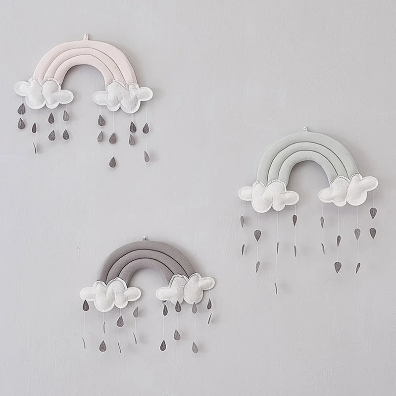 Baby Crib Toys Hanging ornaments cloud Beads String Hanging  for Baby Kids Bed Play Tent Room Decor