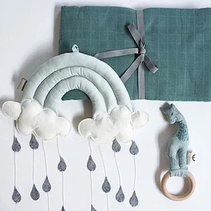 Baby Crib Toys Hanging ornaments cloud Beads String Hanging  for Baby Kids Bed Play Tent Room Decor