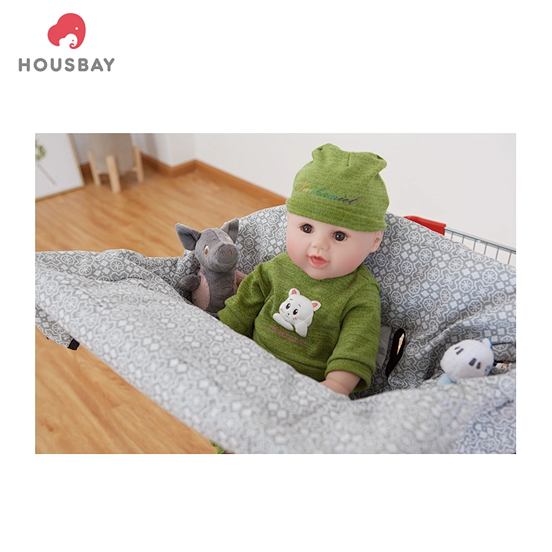 High quality cotton fabric colorful baby shopping cart cover chair cover