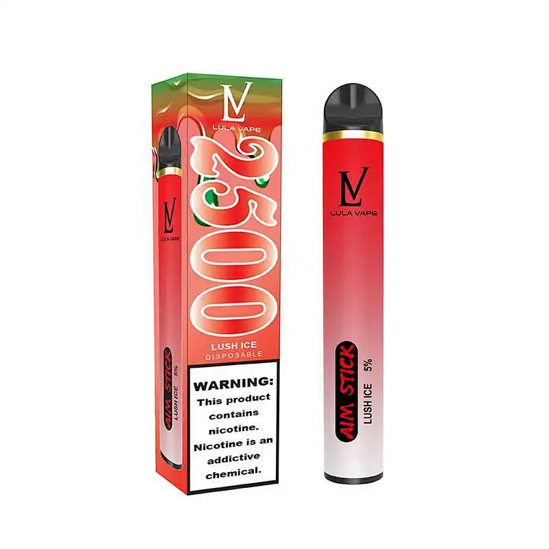 Disposable e-cigarette 16 flavors 9ml 2500 puffs high quality laser texture advanced e-cigarette