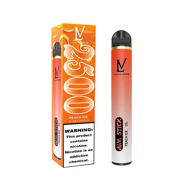 Disposable e-cigarette 16 flavors 9ml 2500 puffs high quality laser texture advanced e-cigarette