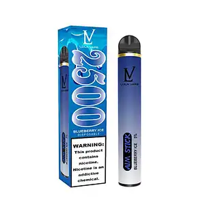 Disposable e-cigarette 16 flavors 9ml 2500 puffs high quality laser texture advanced e-cigarette