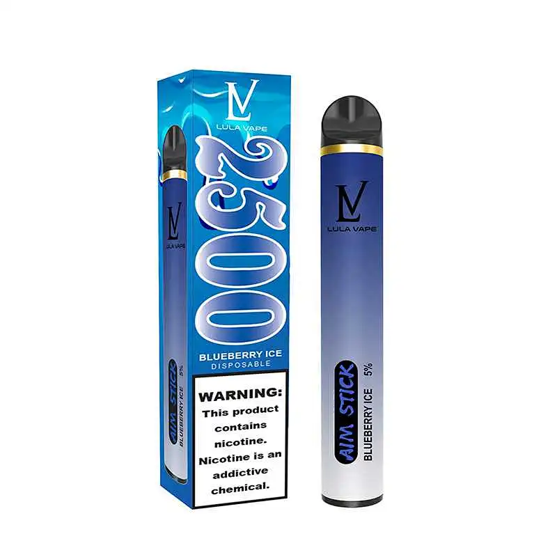 Disposable e-cigarette 16 flavors 9ml 2500 puffs high quality laser texture advanced e-cigarette