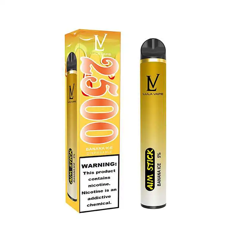 Disposable e-cigarette 16 flavors 9ml 2500 puffs high quality laser texture advanced e-cigarette