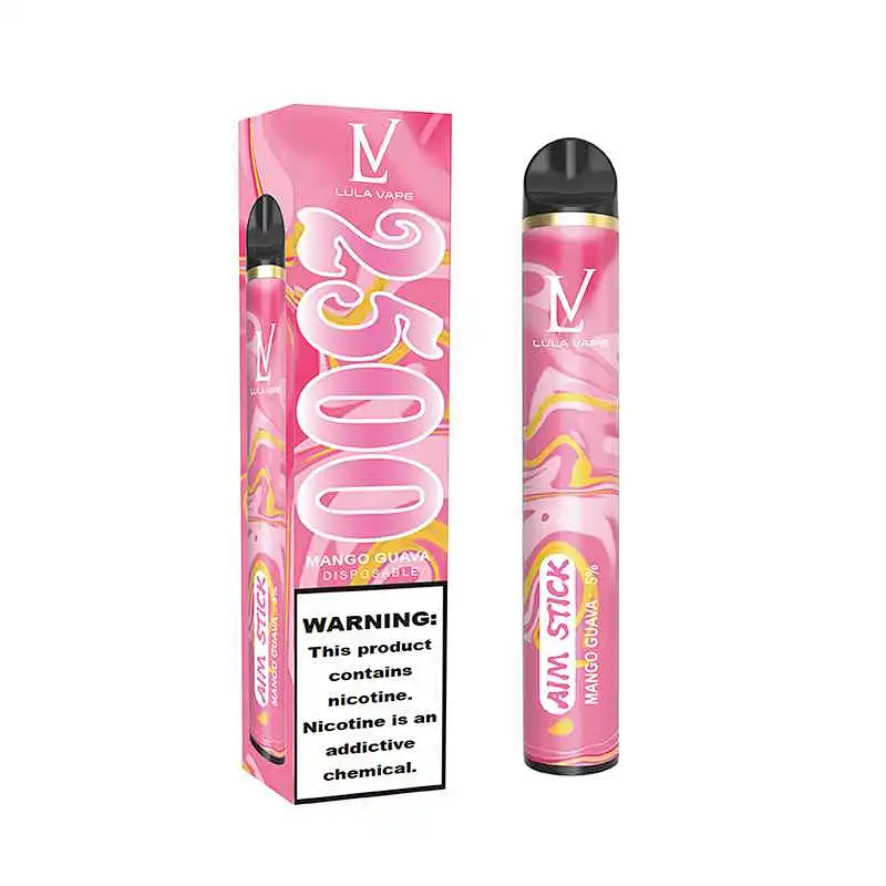 Disposable e-cigarette 16 flavors 9ml 2500 puffs high quality laser texture advanced e-cigarette