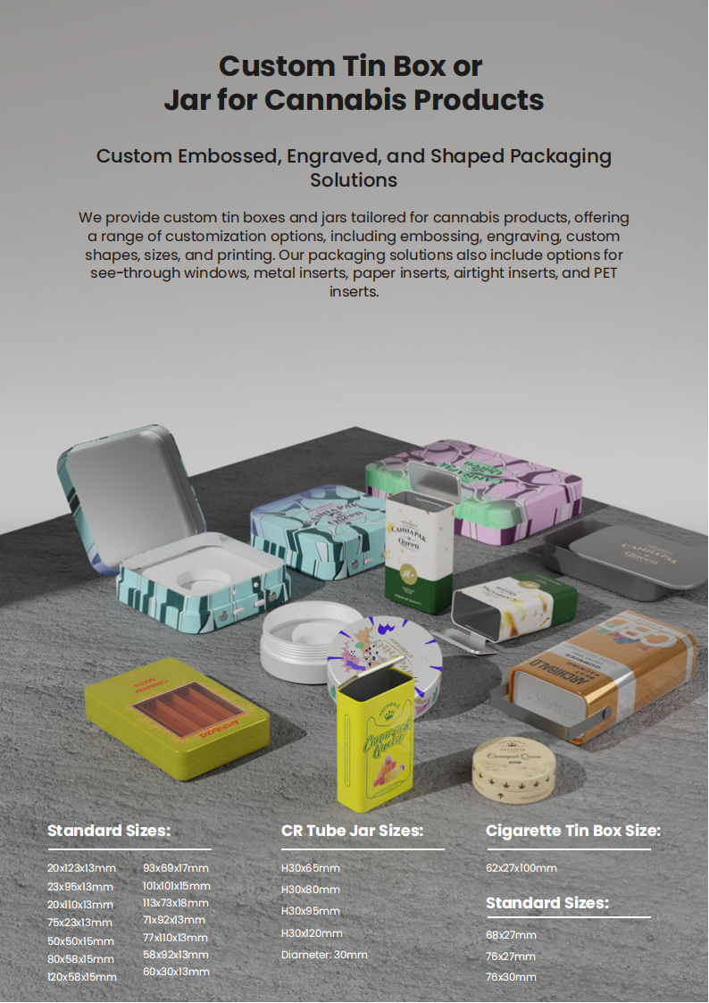 child-proof packaging tin box