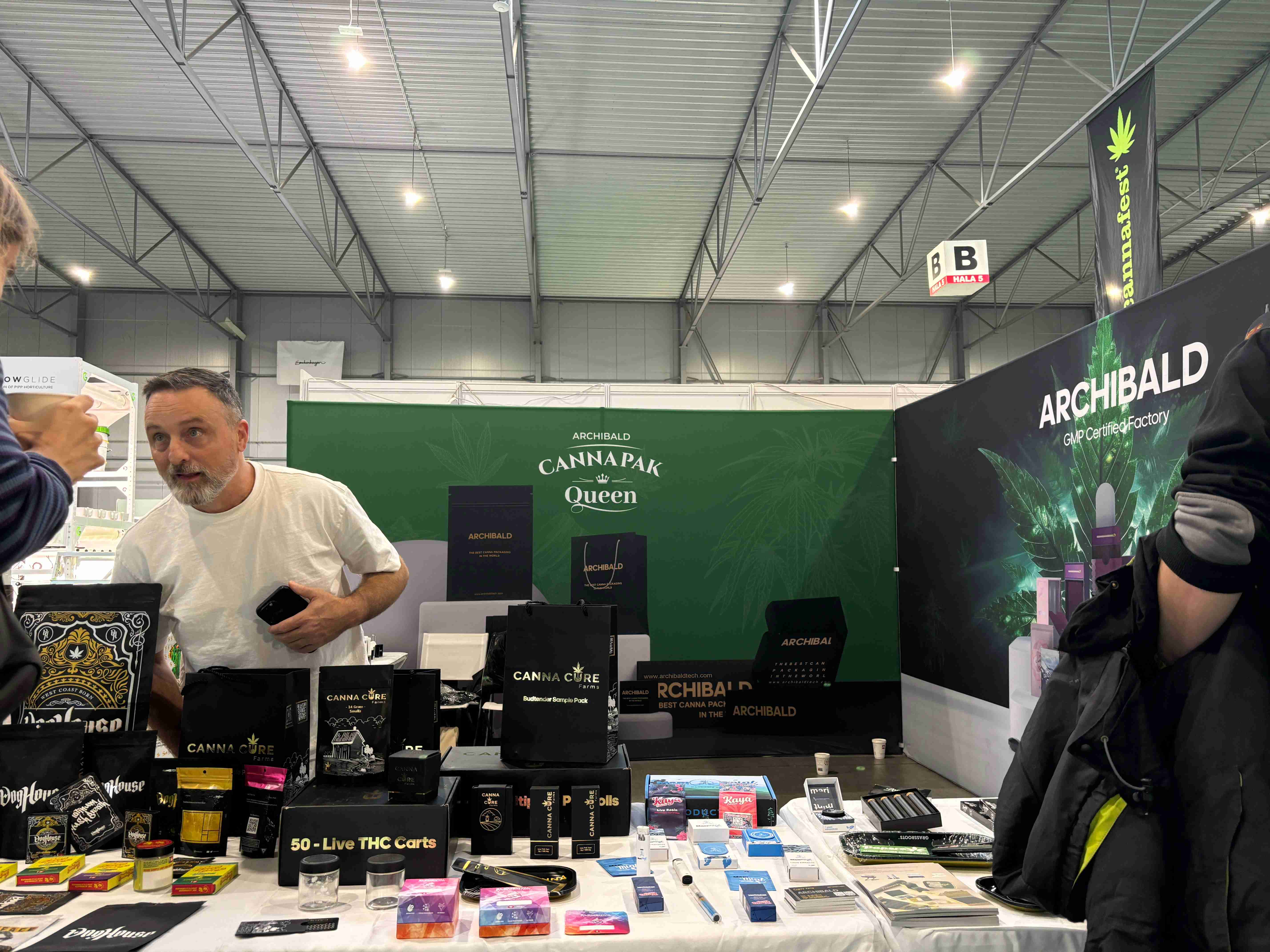 cannabis packaging exhibition in Prague
