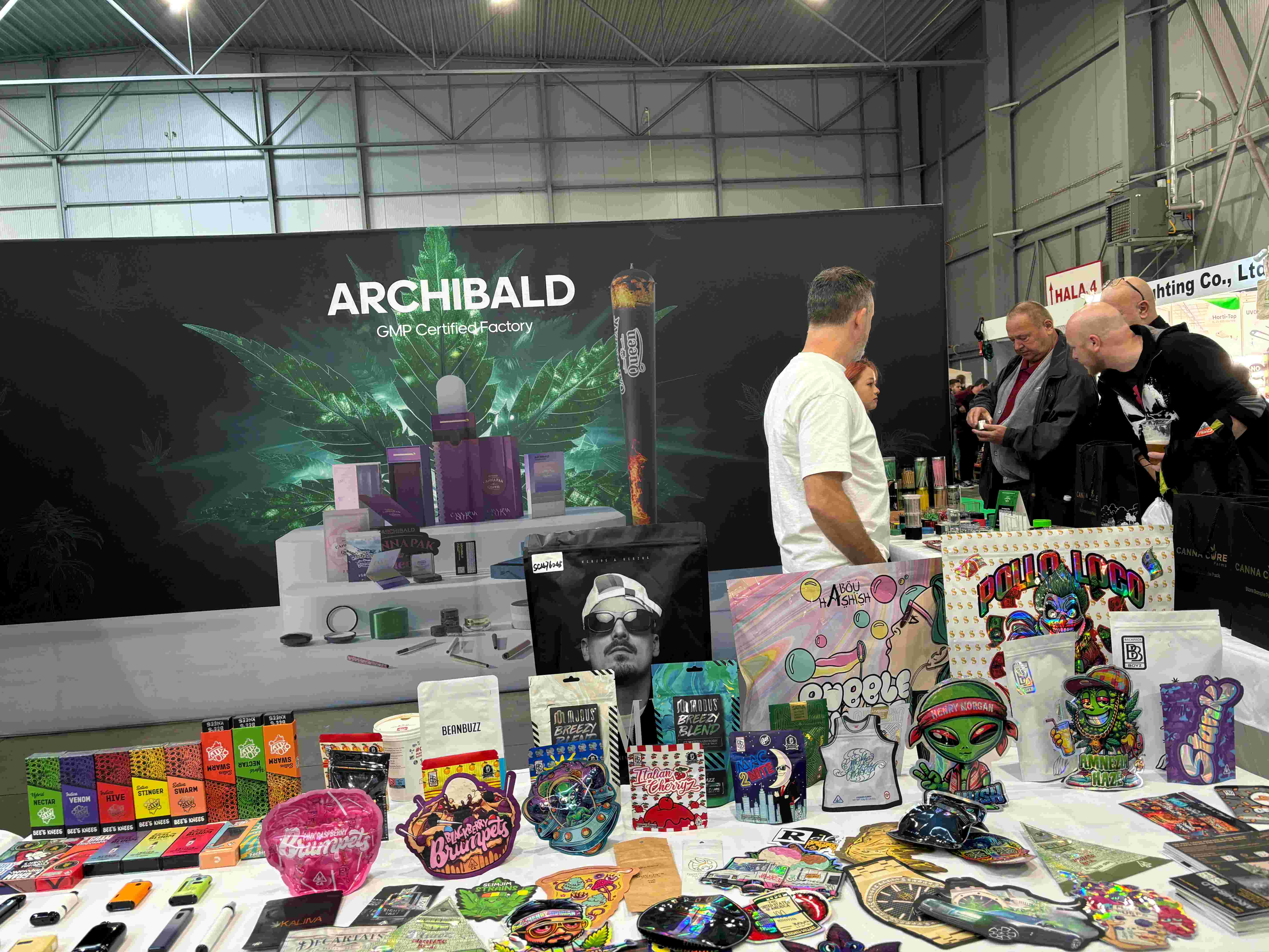 Archibald cannabis packaging exhibition
