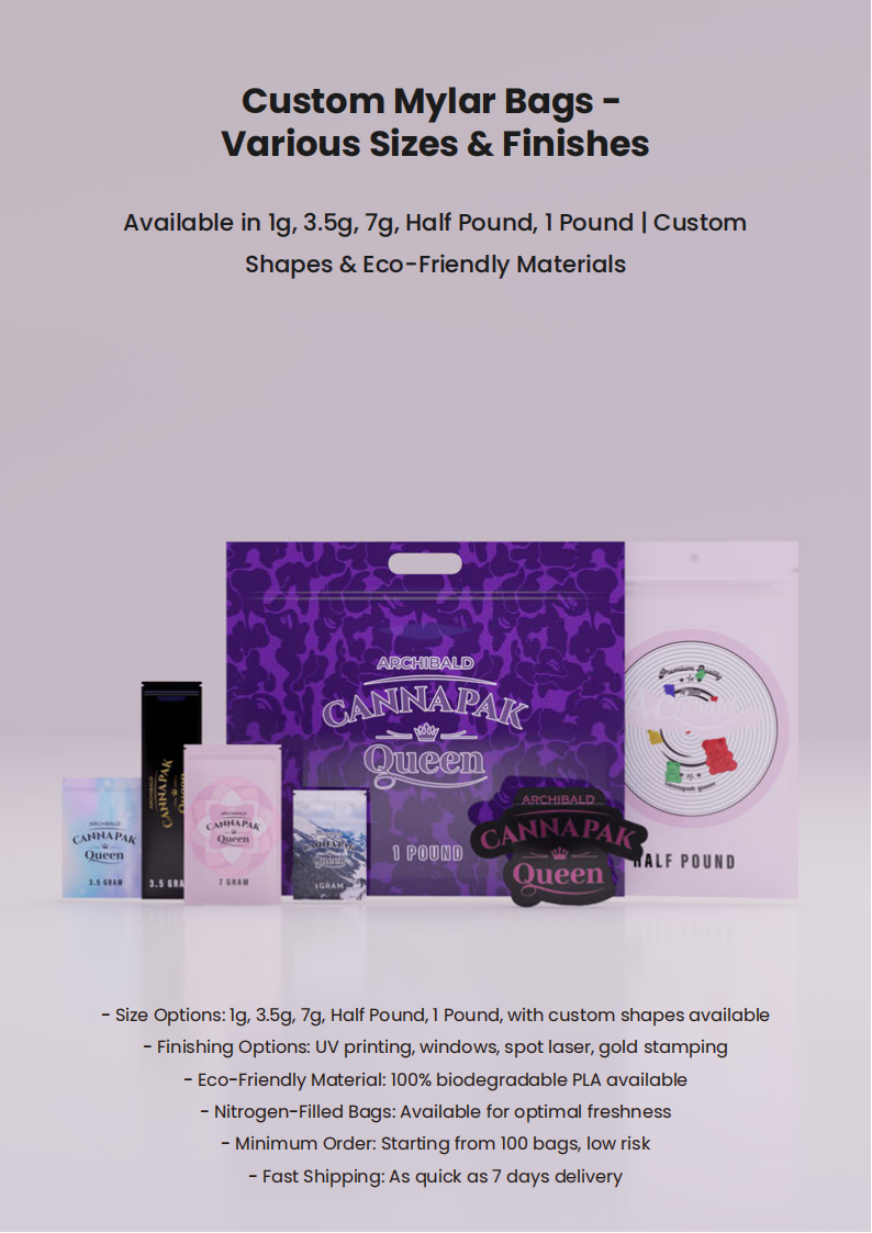 custom Mylar bags brand custom