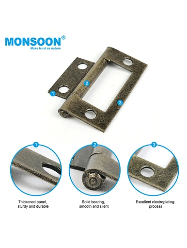 black door hinges