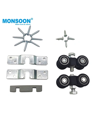 Visible roller for sliding shelves