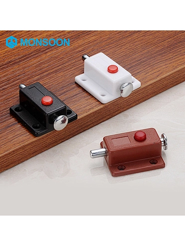 Door Latch with Button