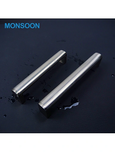 brushed brass pull handles