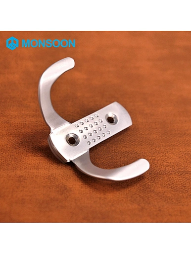 brushed steel coat hooks supplier