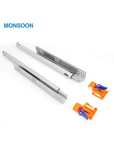 3/4 Extension Soft Closing Undermout Slide with Handles
