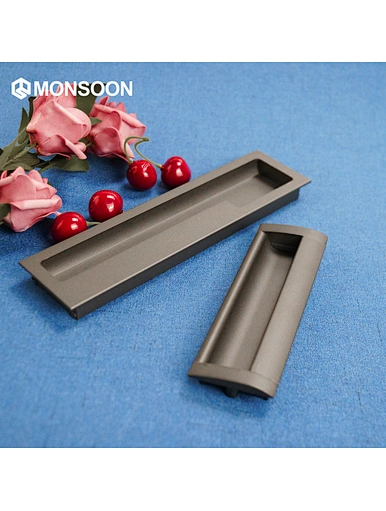 black drawer pull handles